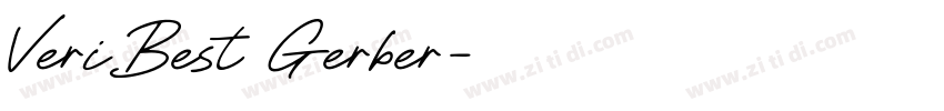 VeriBest Gerber字体转换
